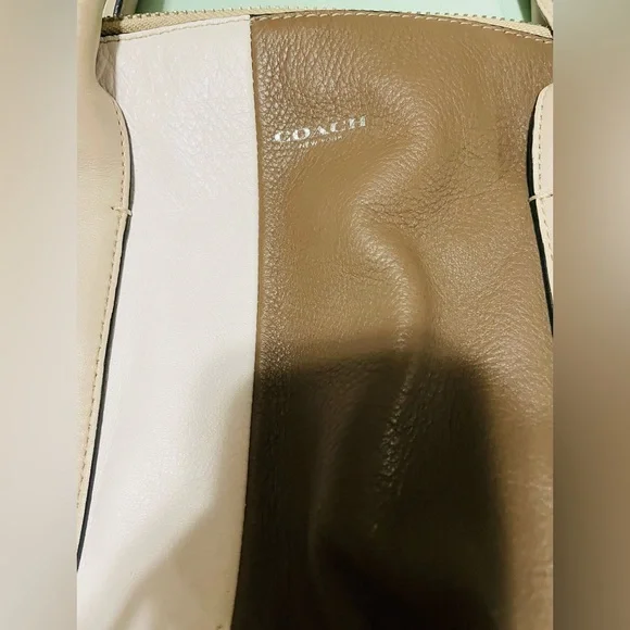 Coach Women's N M1393-30151 Black, Brown, and Cream Shoulder Bag - Picture 2 of 16